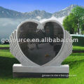 heart shape granite carving tombstone